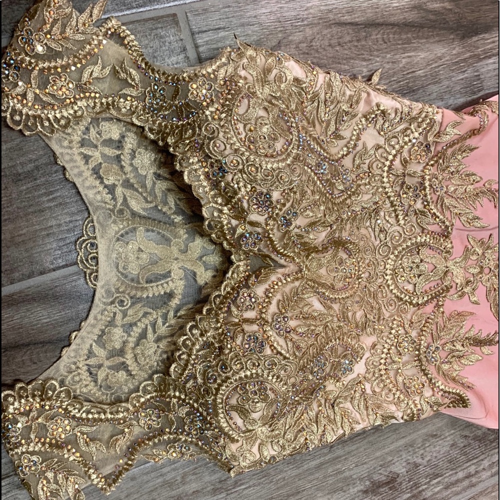 Pink/Gold Gown